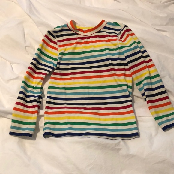 Rainbow striped rash guard by Primary